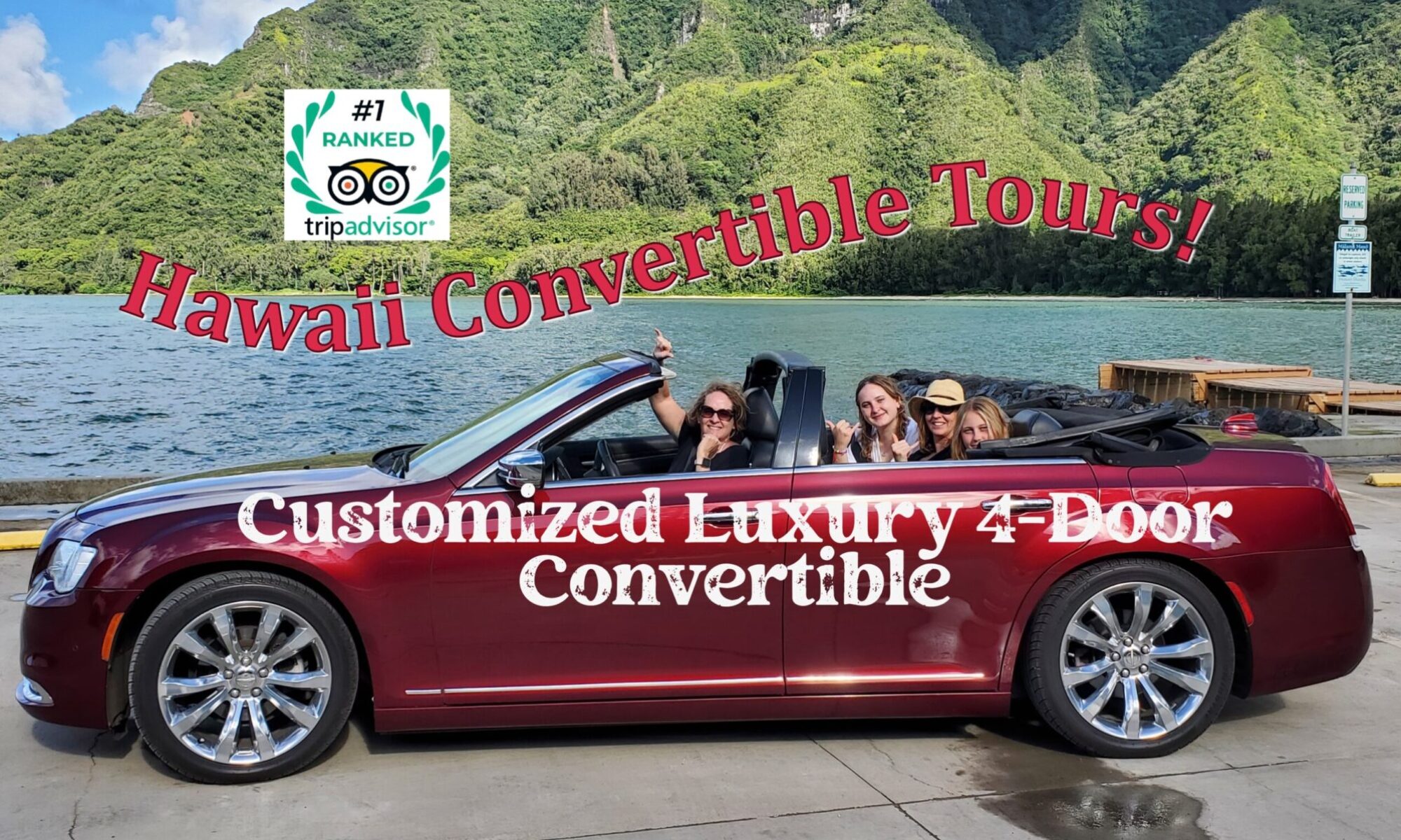 Hawaii Convertible Tours. Customized Luxury Tours around Oahu.